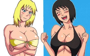 konoha girls in the beach naruto copia