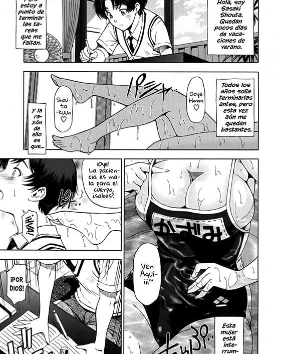 Kannou No Natsuyasumi (Ane wa Shota o Suki ni Naru) manga hentai español