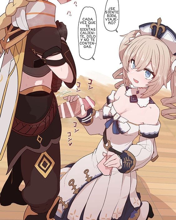 Barbara-chan no Tekoki Handkerchief Shasei (Genshin Impact)