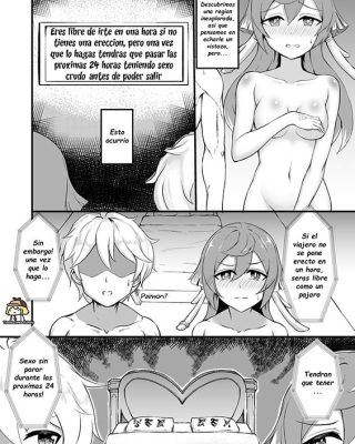 Yanfei and Traveler Trapped in An Unexplored Region (Genshin Impact)