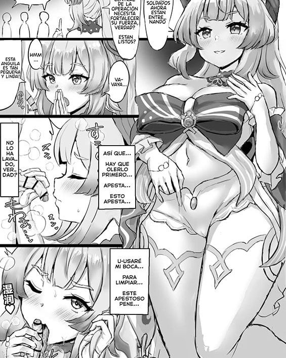 Chinanago-tai o Kunren suru Kokomi-sama (Genshin Impact)