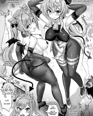 Succubus Keqing to Succubus Ganyu (Genshin Impact)