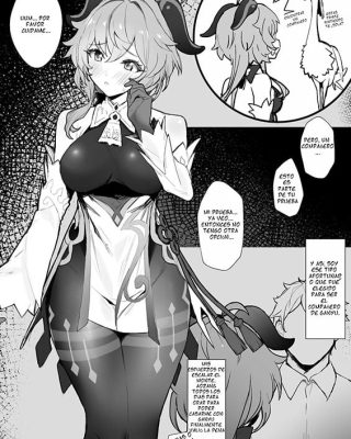 Ganyu-chan to Zangyou Nashi de Ichaicha Shitai (Genshin Impact) xxx comics manga porno doujin hentai español sexo