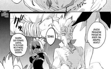 Koha ga Senchin o Pero Suru Manga (Dr. STONE)