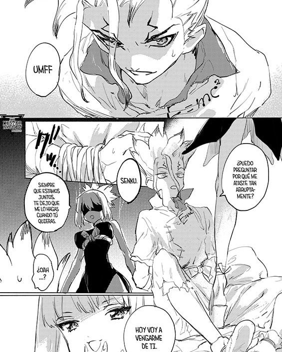 Koha ga Senchin o Pero Suru Manga (Dr. STONE)