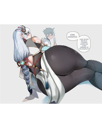 Shenhe (Genshin Impact) xxx comics manga porno doujin hentai español sexo