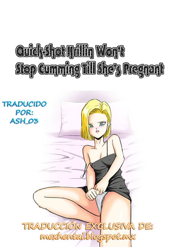 Sourou Krillin Renzoku Shasei Kyousei Ninshin (Dragon Ball Z) xxx comics manga porno doujin hentai español sexo