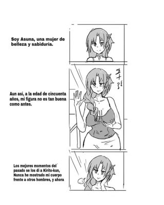 asuna milf de 50 anos sword art online