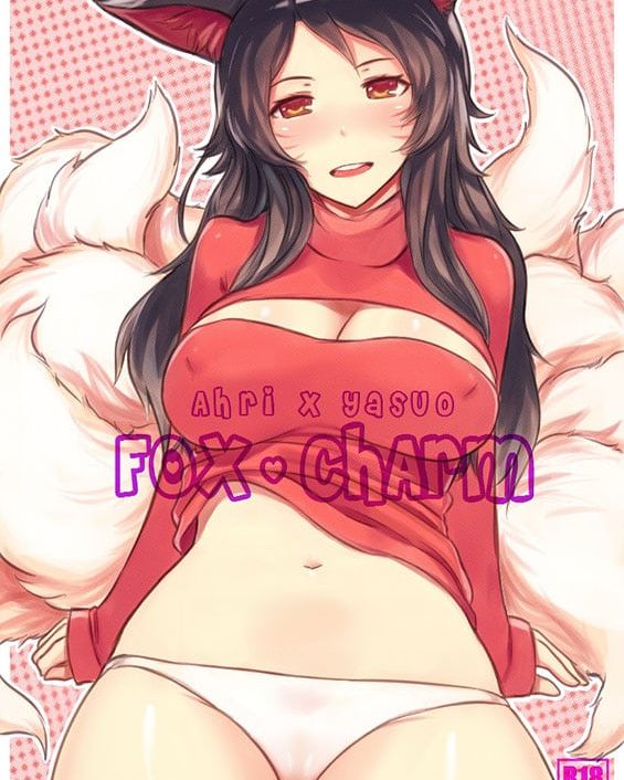 fox charm ahri x yasuo league of legends copia