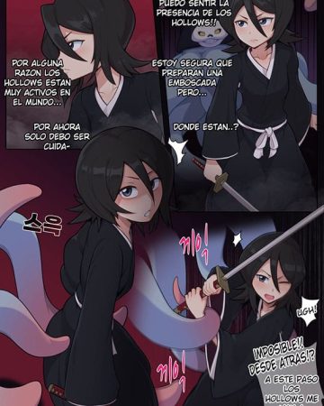 rukia attacked by tentacles bleach