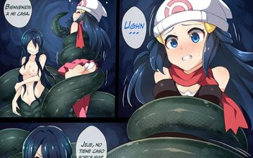 hell of swallowed hikari with lamia pokemon copia