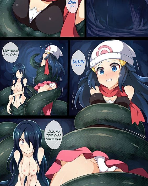 hell of swallowed hikari with lamia pokemon copia