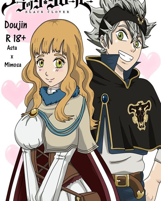 asta x mimosa black clover copia