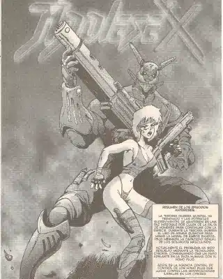 Doujinshi en español de Briareos Hecatonchires, Deunan Knute de Appleseed