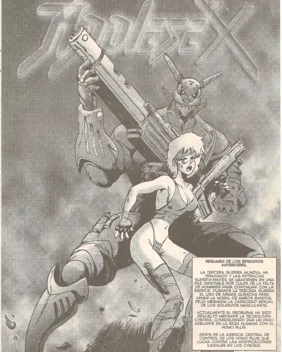 Appleseed xxx, Briareos Hecatonchires xxx, Deunan Knute xxx, Applesex (Appleseed), pagina 1