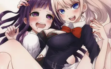 Danganronpa xxx, Junko Enoshima xxx, Mikan Tsumiki xxx, Futari wa SeFrie ni Narimashita (Super Danganronpa 2), pagina 1