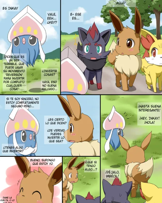 Pokemon | Pocket Monsters xxx, Eevee xxx, Fennekin xxx, Zorua xxx, Nyotaika (Pokémon), pagina 1