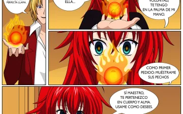 Highschool DxD xxx, Akeno Himejima xxx, Asia Argento xxx, Rias Gremory xxx, Riser Phoenix xxx, DxD Comission for Masta (Highschool DxD), pagina 1